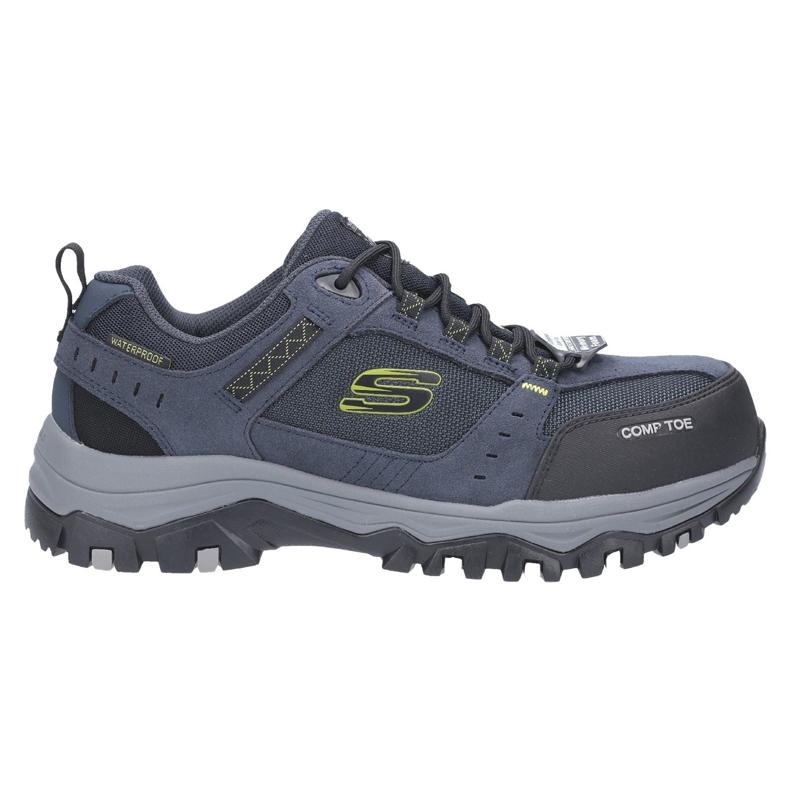 Skechers Workwear Greetah Baskets De Sécurité Hommes Suede Marine/Noir