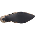 Hush Puppies Nahla Chaussures À Talons Pointus Pour Femmes En Cuir Léopard
