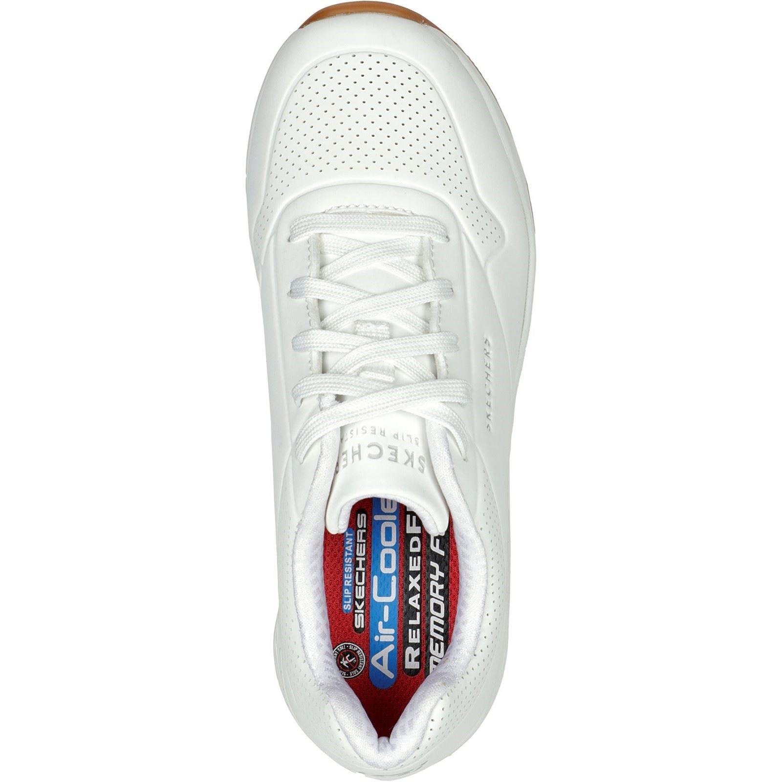 Skechers Workwear Work Relaxed Fit: Uno SR Baskets De Sécurité Blanches Pour Femmes