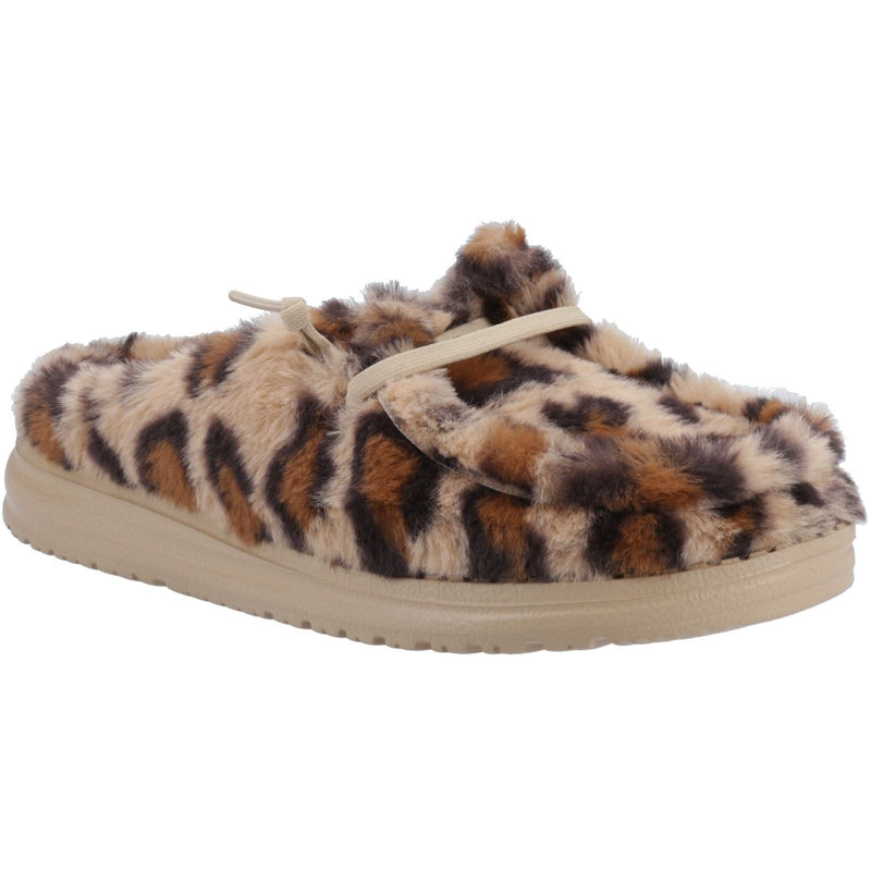 HEYDUDE Wendy Mules Pour Femmes En Polyester Beige/multicolore