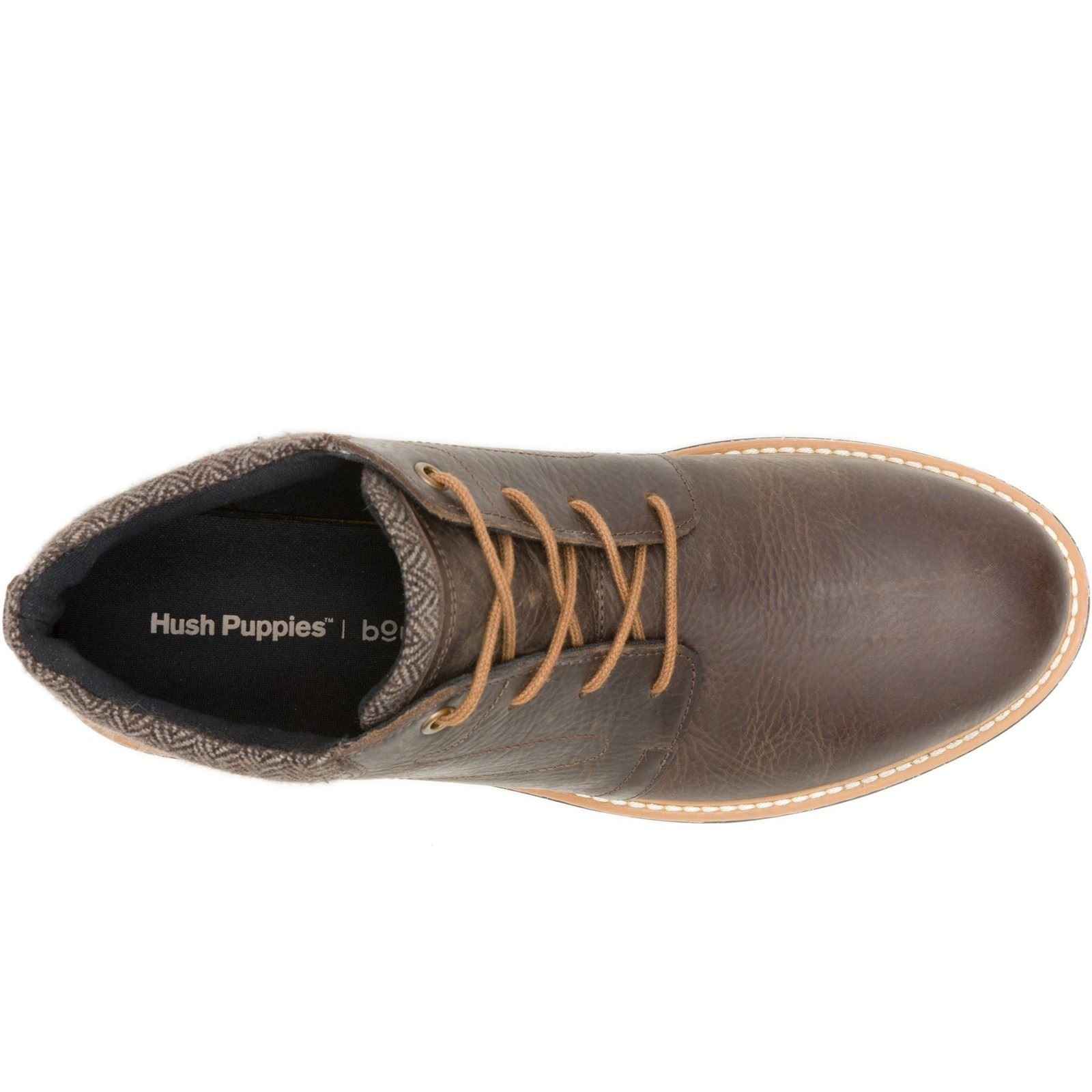 Hush Puppies Jenson Bottes De Cheville Pour Homme En Cuir Marron