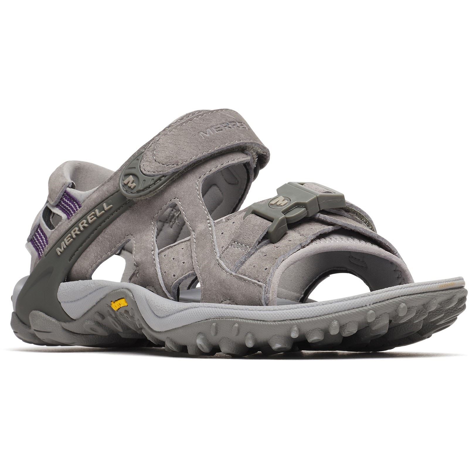 Merrell Kahuna III Sandales Suede Femme Charbon/Paloma