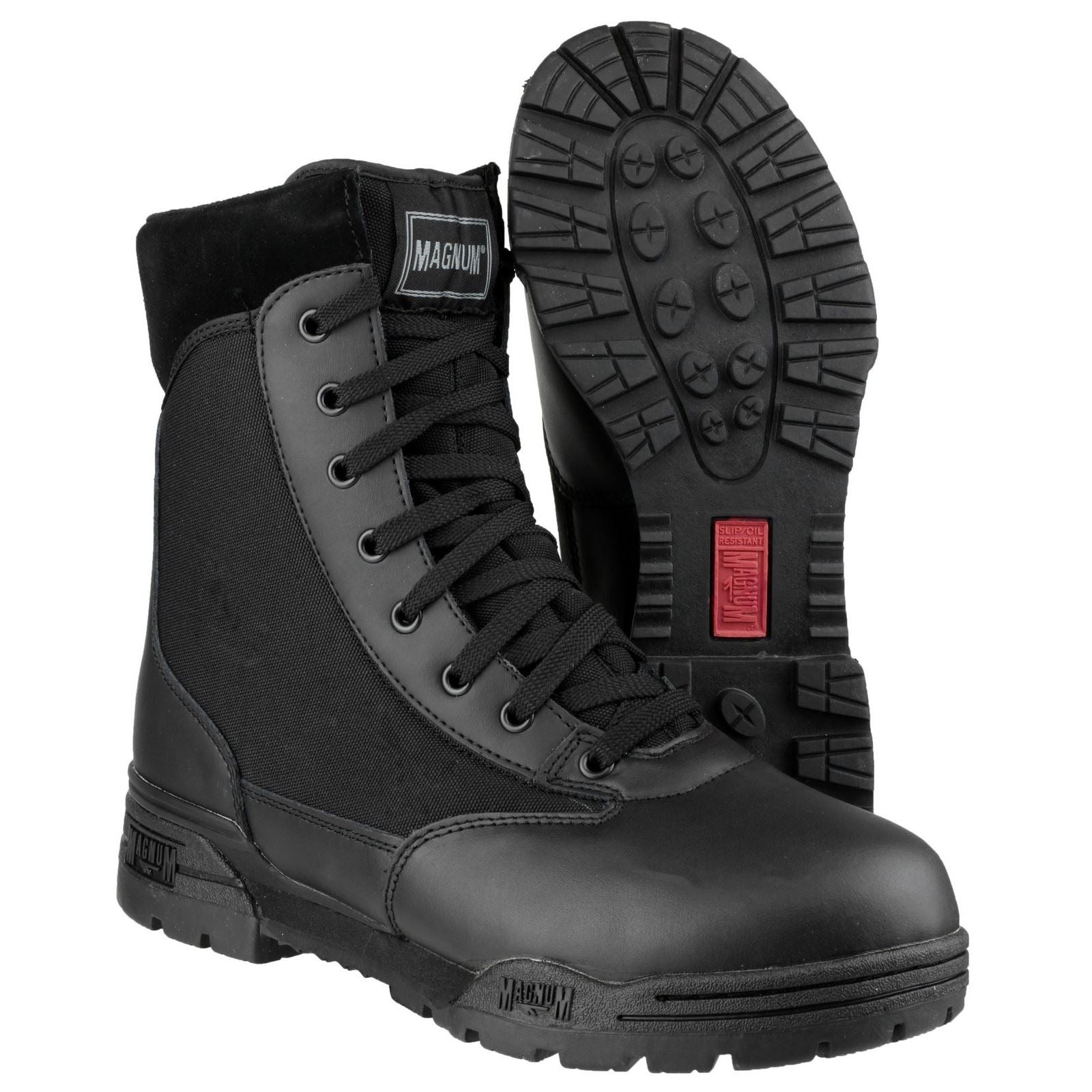 Magnum Bottes De Sécurité Classiques En Cuir/Nylon Noires
