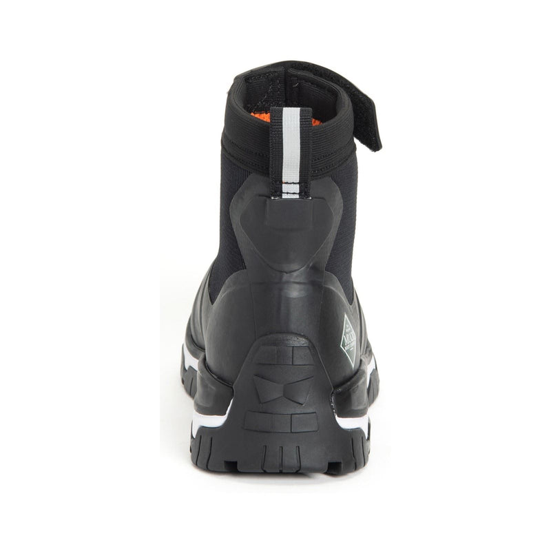 Muck Boots Apex Mid Zip Bottes En Caoutchouc Noires/Blanches Type Wellington