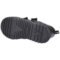 Hush Puppies Spencer Junior Chaussures Noires Pour Garçons En Cuir.