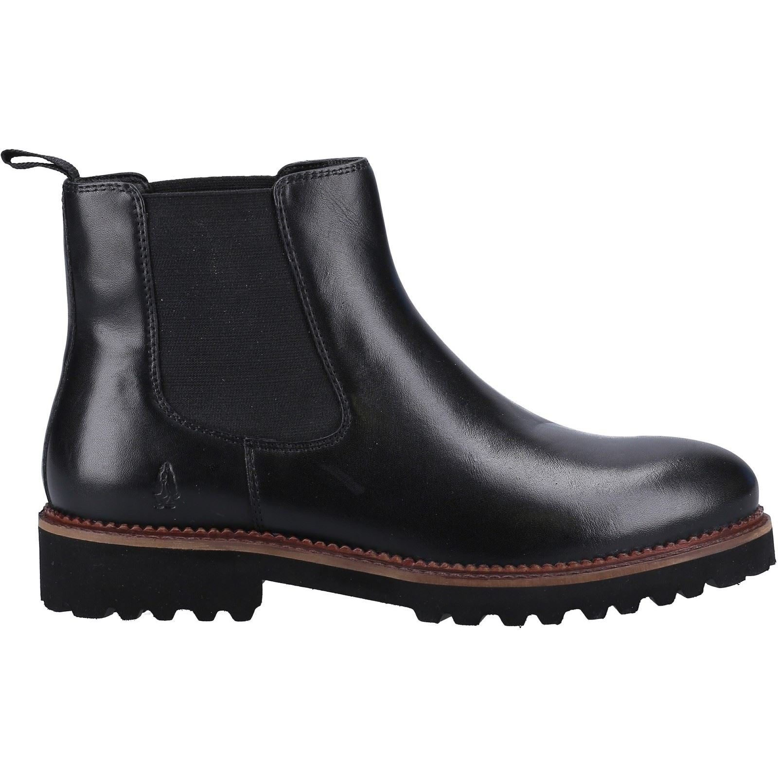 Hush Puppies Gwyneth Chelsea Bottes En Daim Noir Pour Femmes