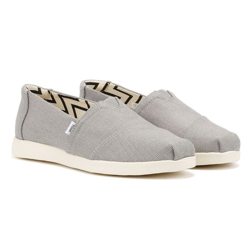 TOMS Alpargata Plus Heritage Espadrilles En Toile Grise Pour Femme