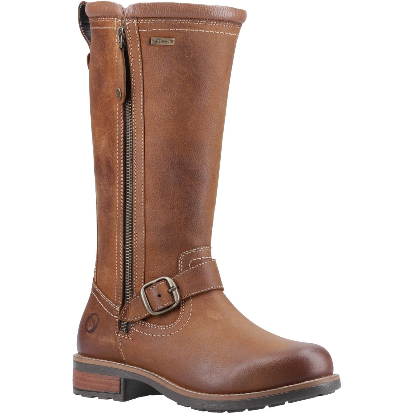 Cotswold Bourton Bottes En Cuir Pour Femme Couleur Marron Clair