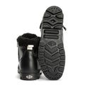 Palladium Pampa HI Snow Warm Bottes En Cuir Noires Pour Femmes