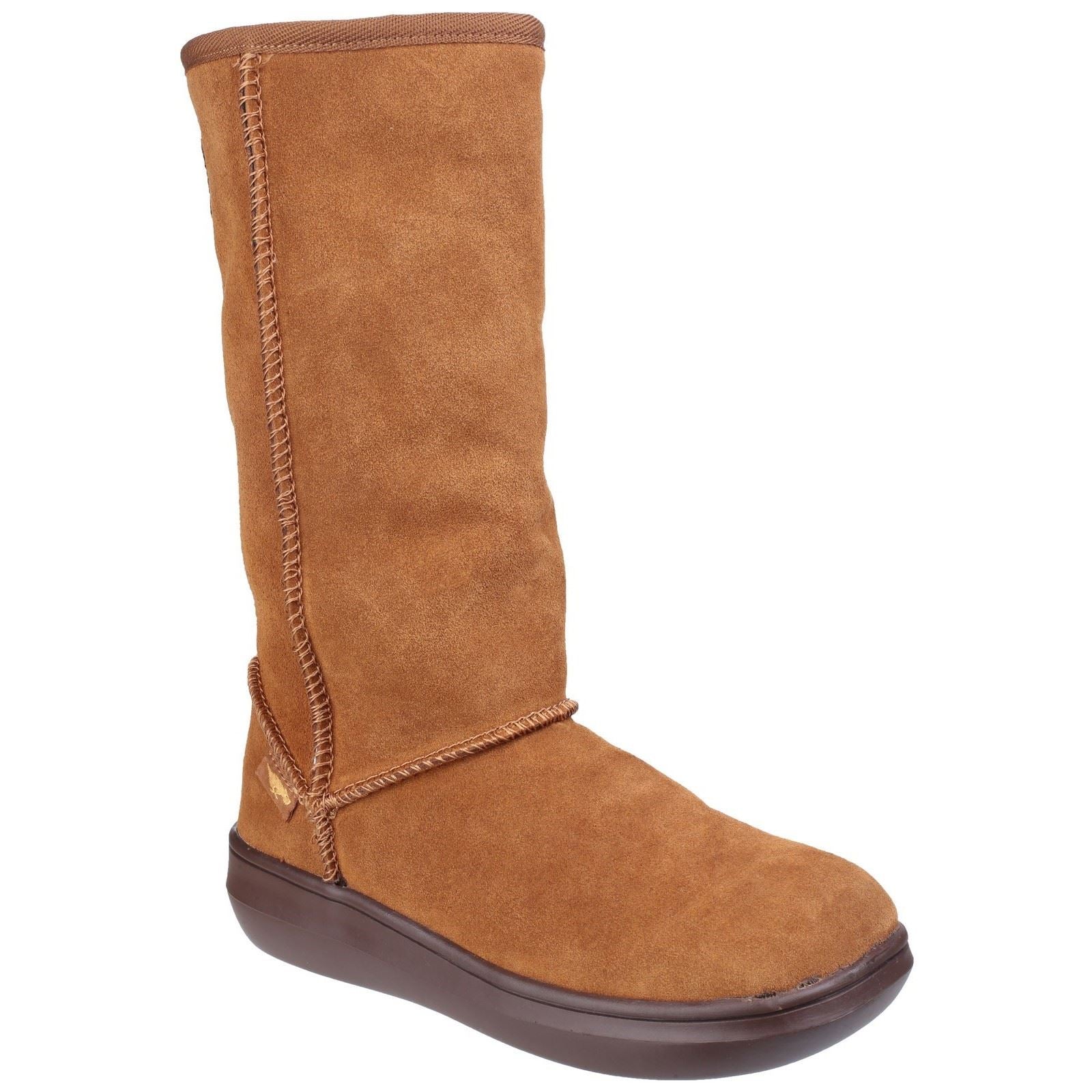Rocket Dog Sugardaddy Bottes Pour Femmes En Daim Coloris Châtaigne.