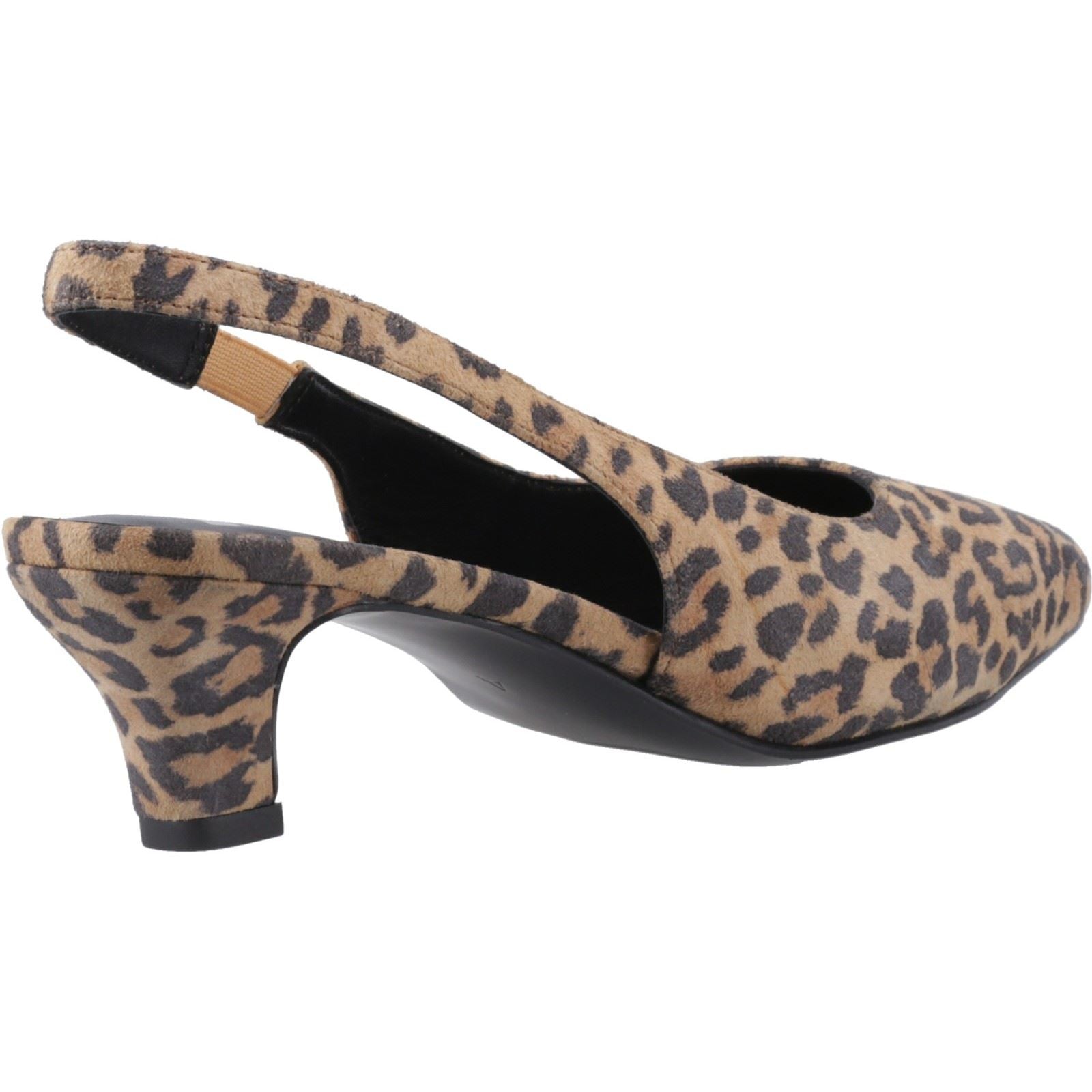 Hush Puppies Nahla Chaussures À Talons Pointus Pour Femmes En Cuir Léopard