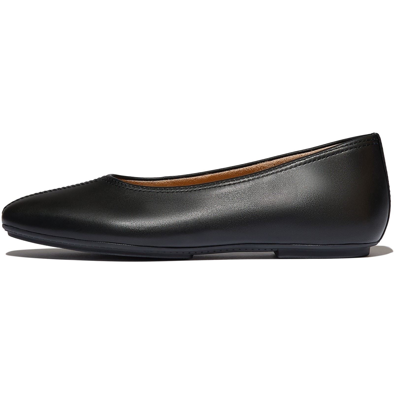 Fitflop Delicato High-Cut Ballerines Noires En Cuir Pour Femmes