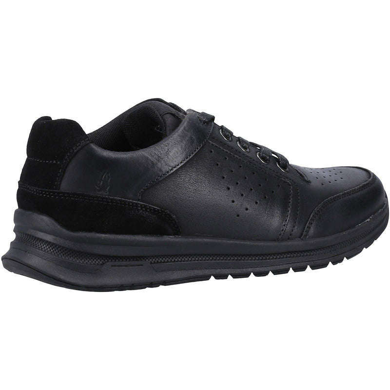 Hush Puppies Joseph Chaussures Hommes En Cuir Noir À Lacets