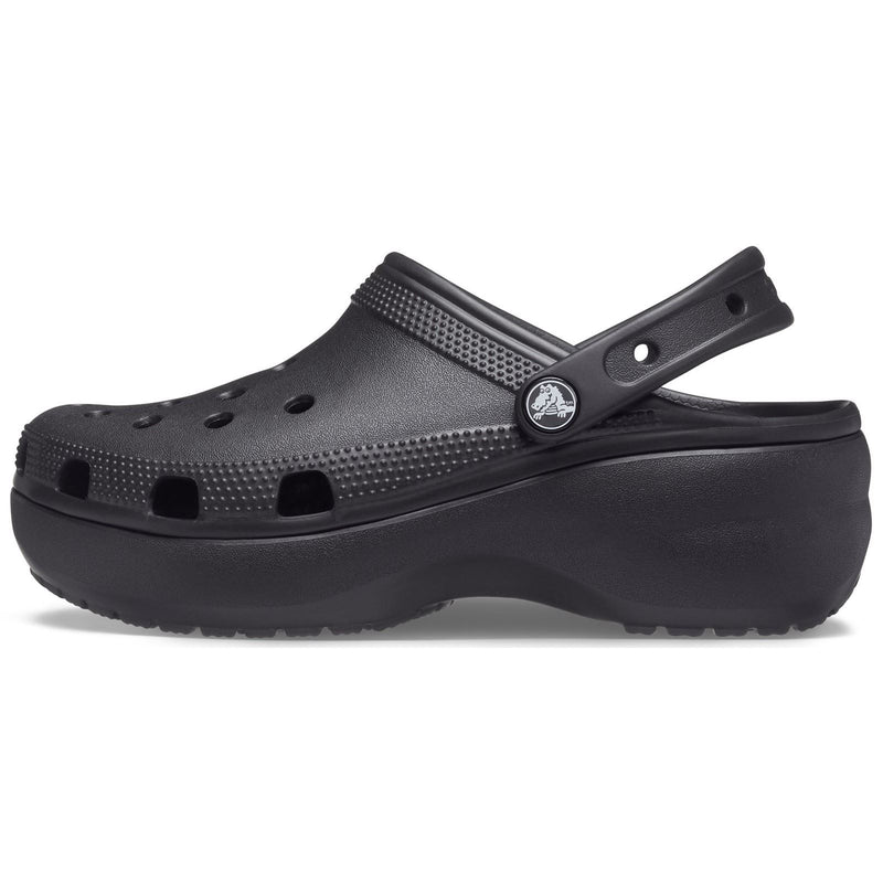 Crocs Classic Platform Sabots noirs pour Femmes en Thermoplastique