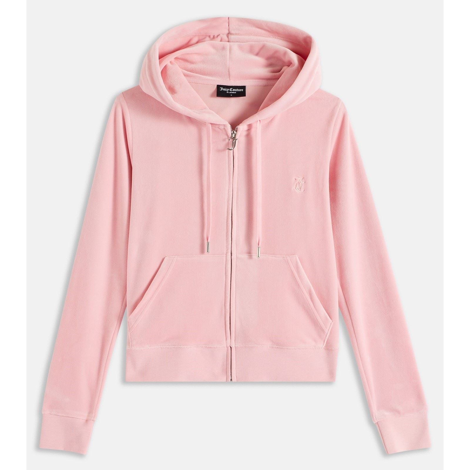 Juicy Couture Robertson Classic Jacket Sweat À Capuche Rose En Polyester Pour Femme