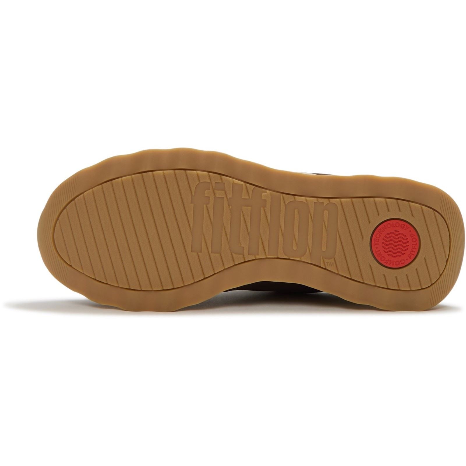 Fitflop Retro-Q FF Baskets En Nylon Pour Femmes Chocolat Brun/Beige Paris