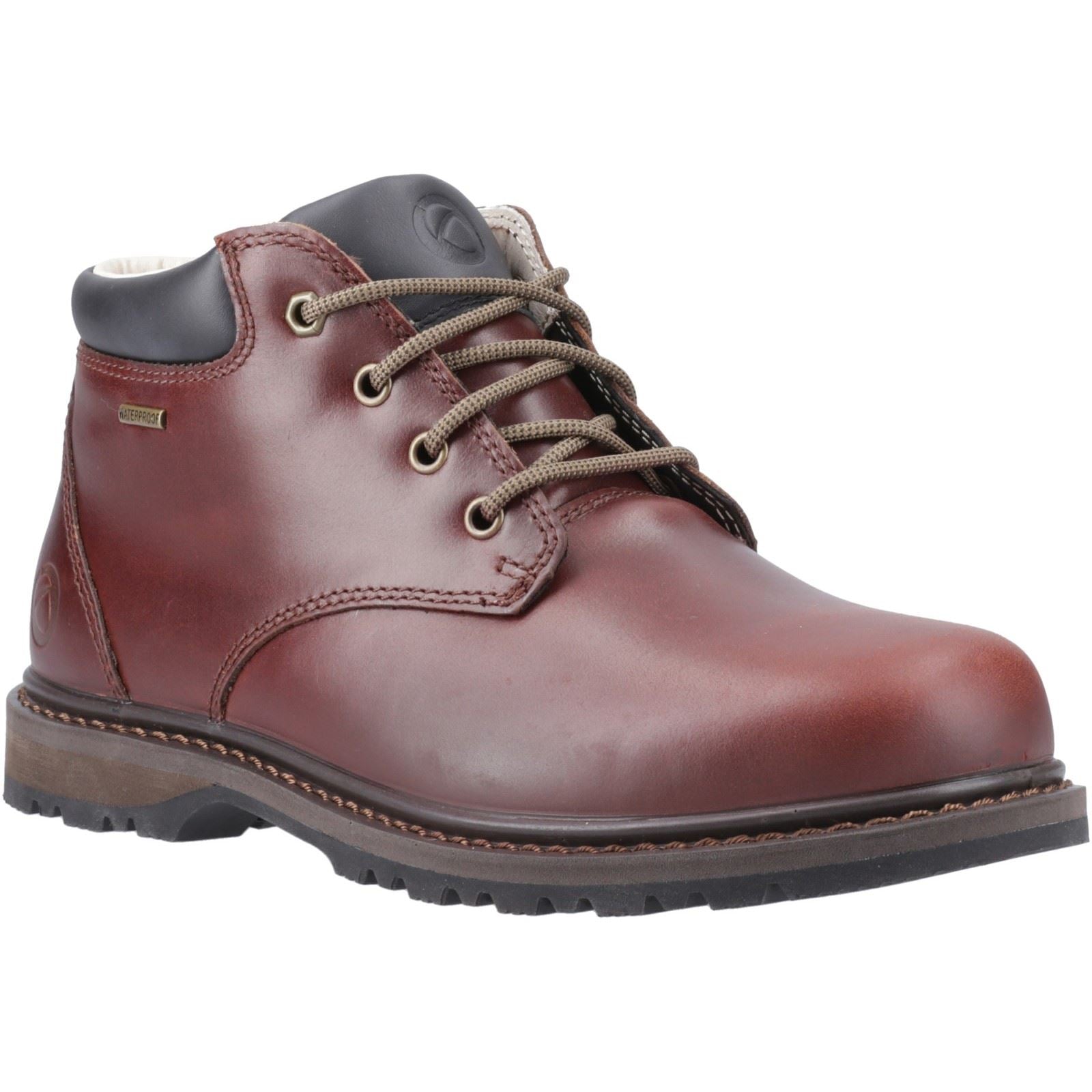 Cotswold Bredon Bottes De Cheville Pour Homme En Cuir Marron