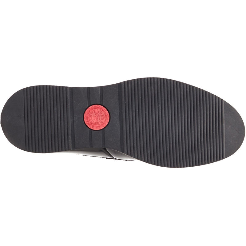 Base London Sid Mocassins Noirs En Cuir Pour Hommes