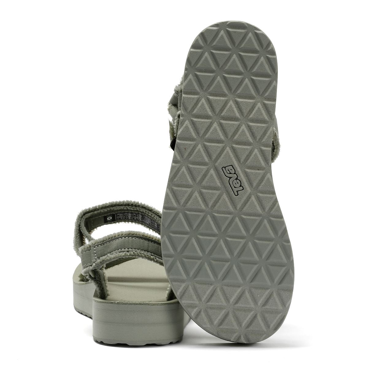 Teva Midform Universal Sandales Vertes En Toile Pour Femmes