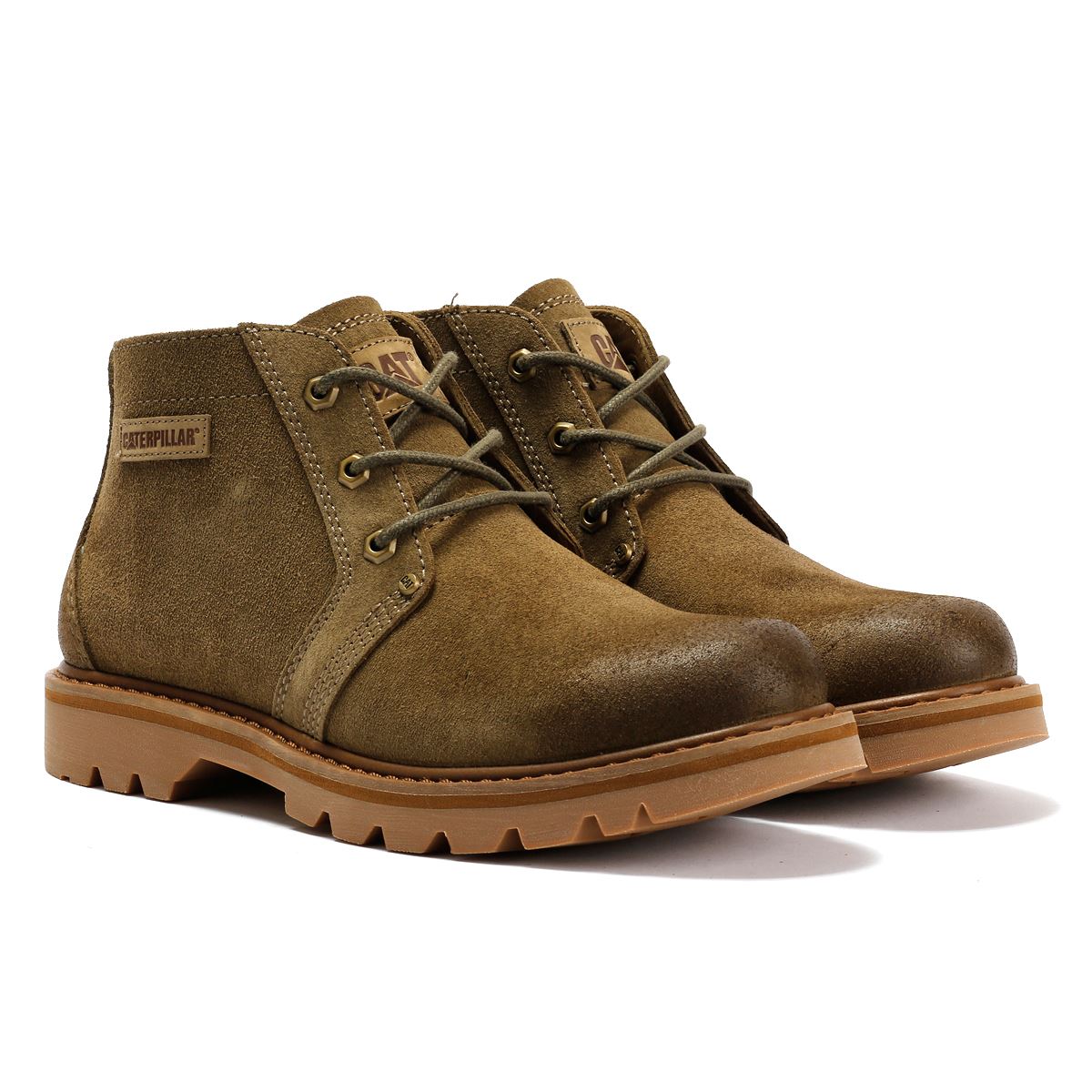 Caterpillar Grader Chukka Bottes Brunes Pour Hommes En Suède