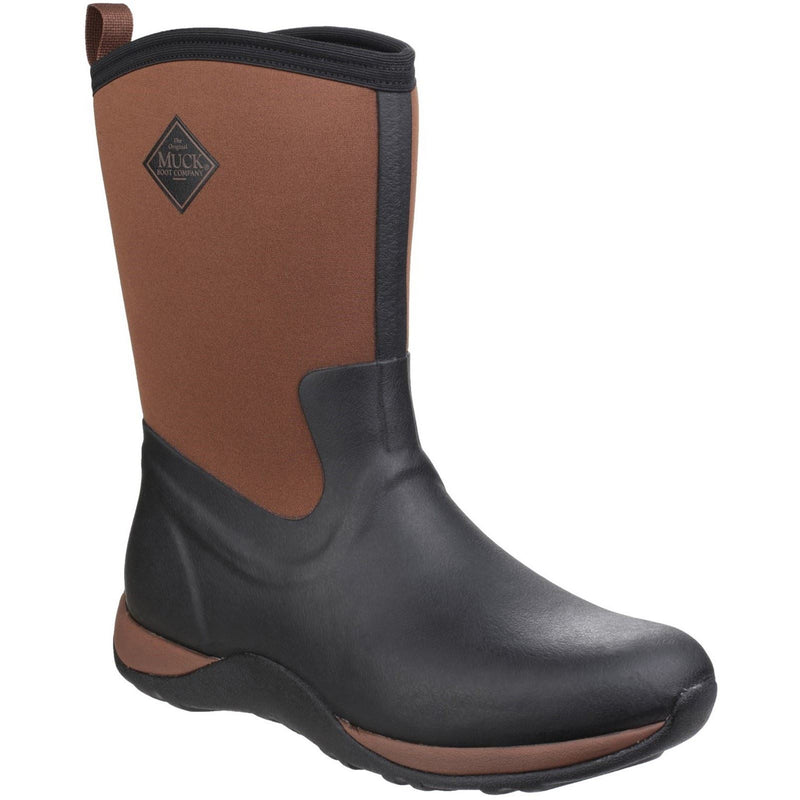Muck Boots Arctic Weekend Bottes En Caoutchouc Noires/Brunes Wellington
