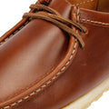 Clarks Originals Godney Lace Chaussures En Cuir Marron À Lacets Pour Homme