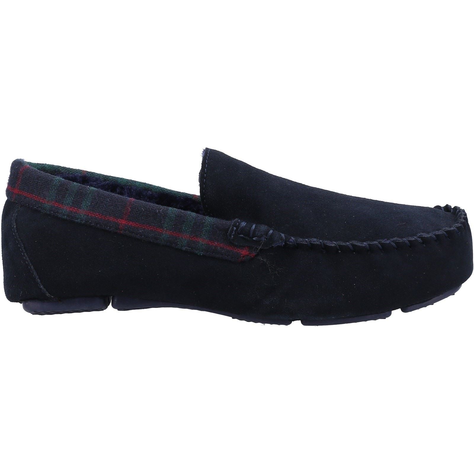 Hush Puppies Andreas Chaussons En Daim Pour Hommes, Bleu Marine