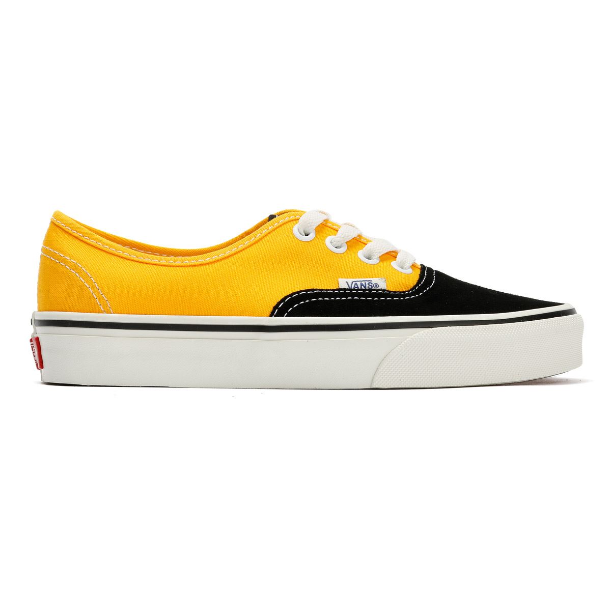 Vans Authentic Primary Multi Baskets Jaunes En Toile