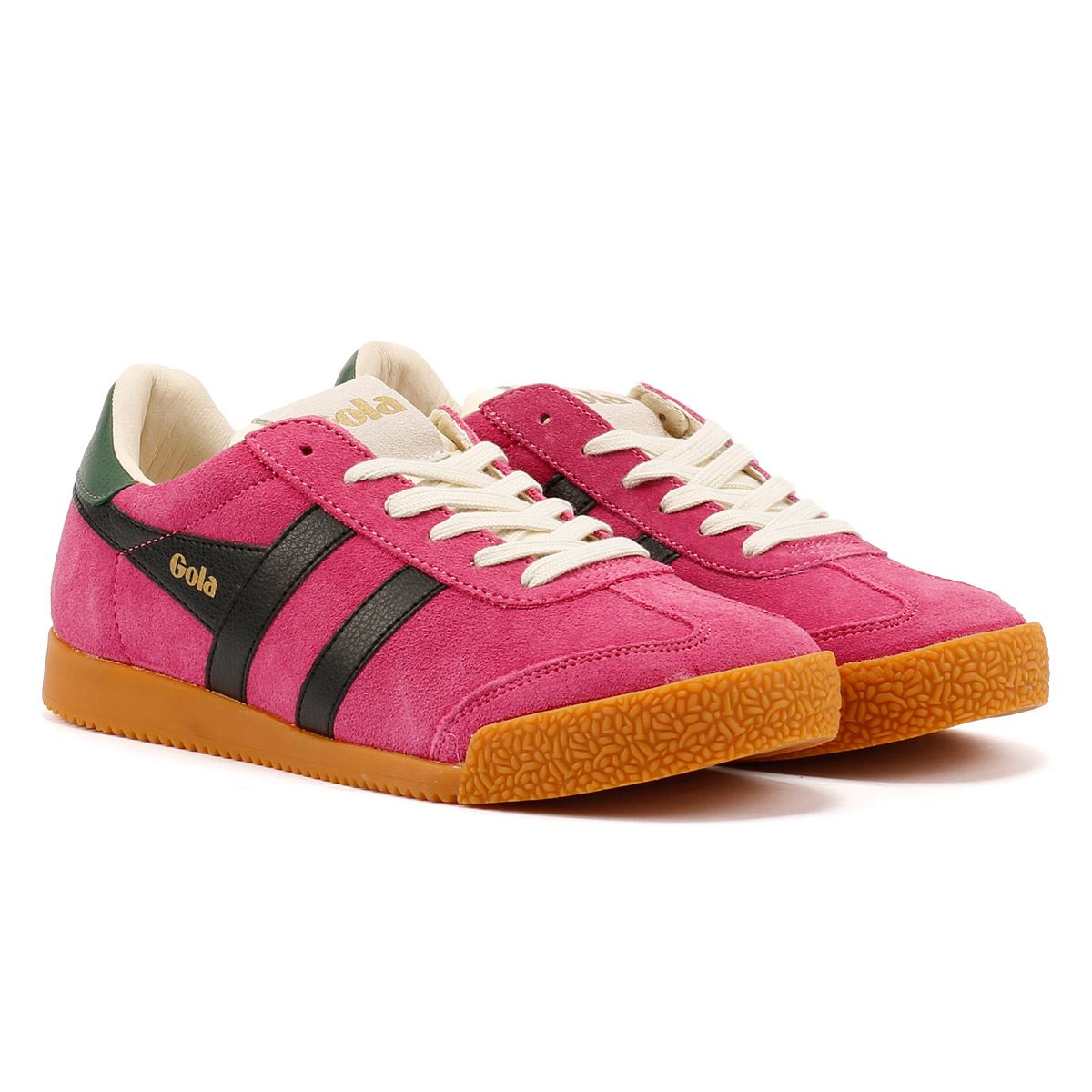 Gola Elan Baskets En Daim Rose Pour Femmes