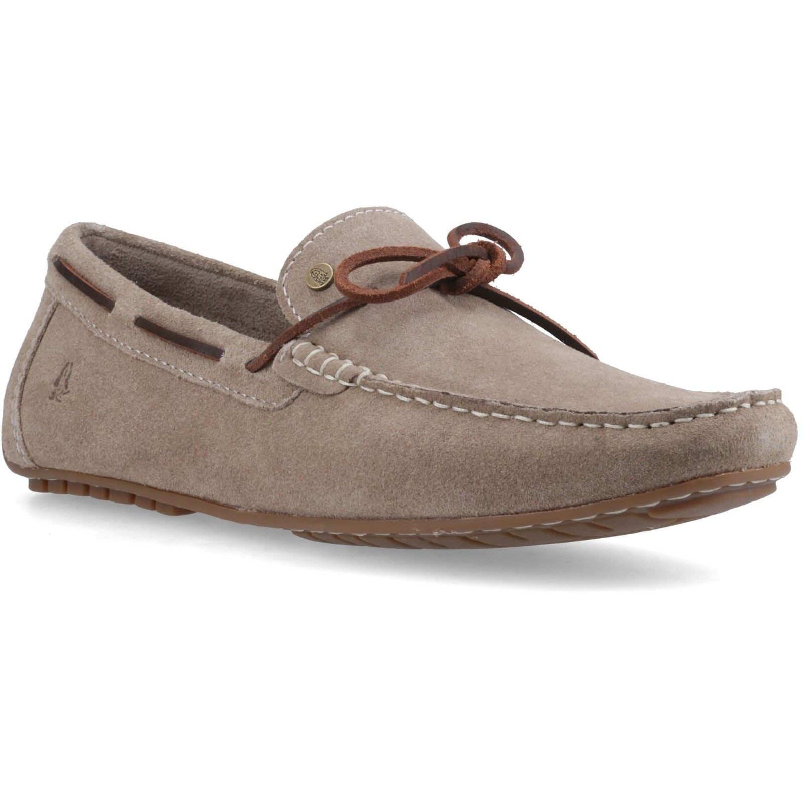 Hush Puppies Reuben Boat Shoe Chaussures Bateau En Daim Pour Homme Taupe