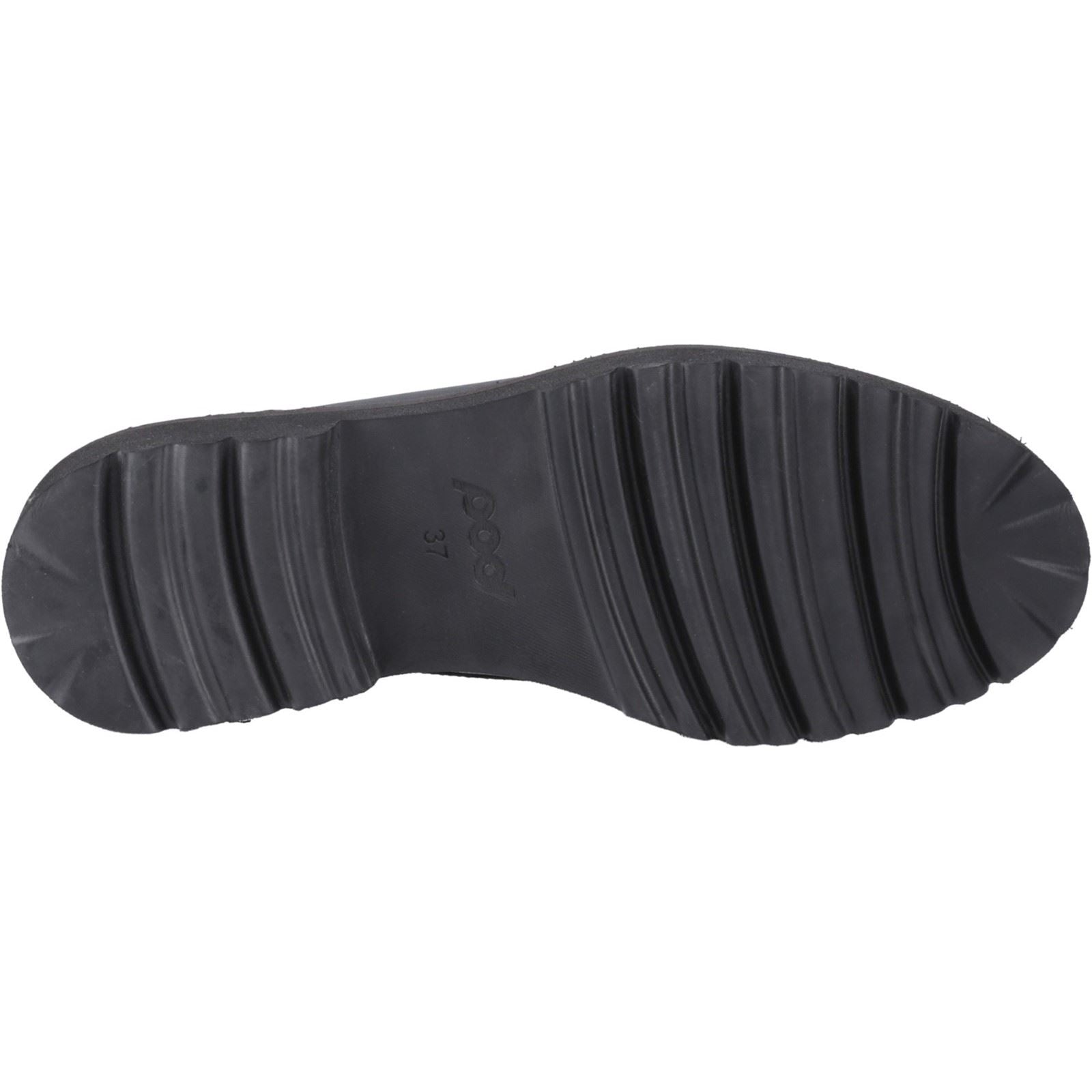 Pod Kenny Mocassins En Cuir Noirs Pour Femmes