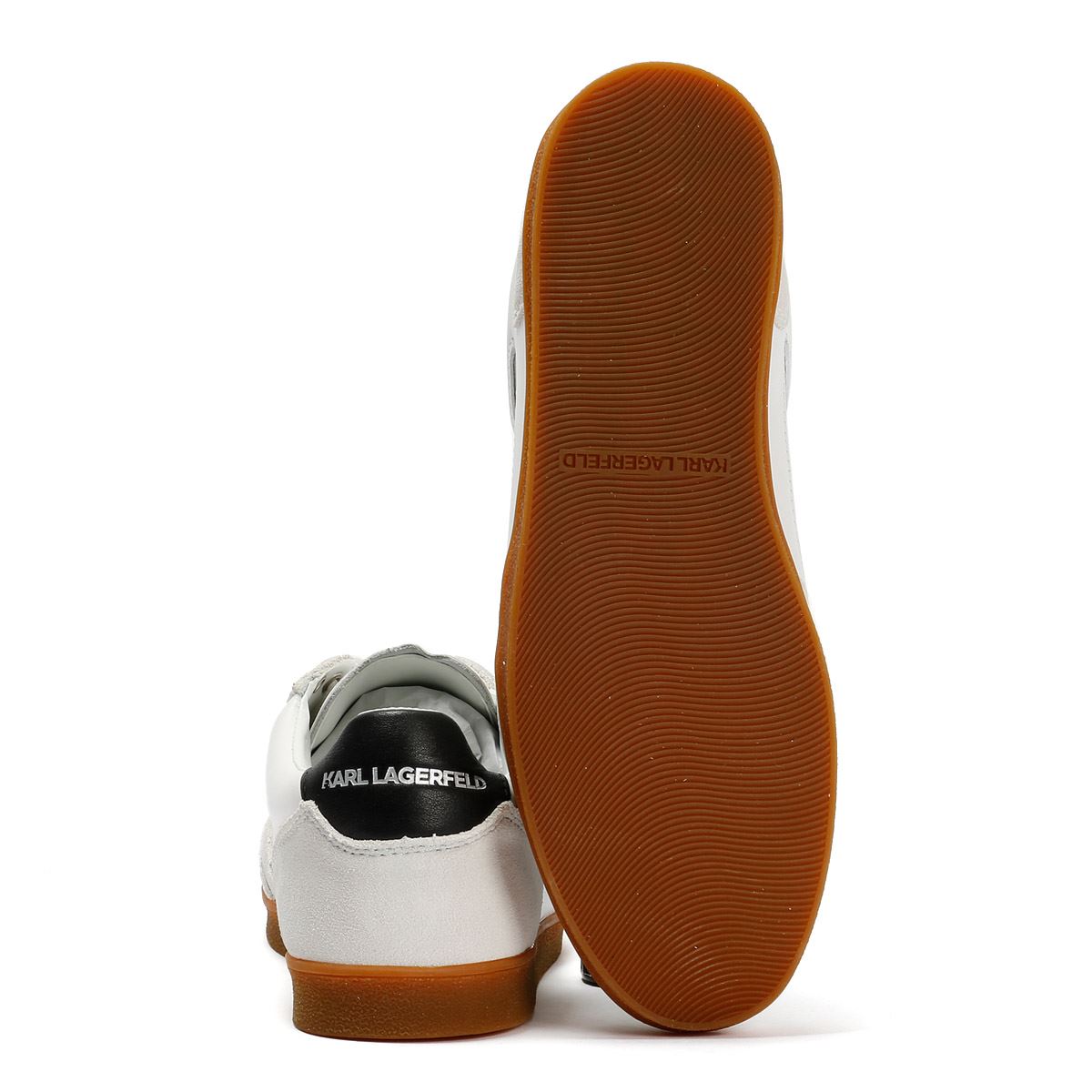 Karl Lagerfeld Kandidate NFT Baskets Blanches En Cuir Pour Femmes