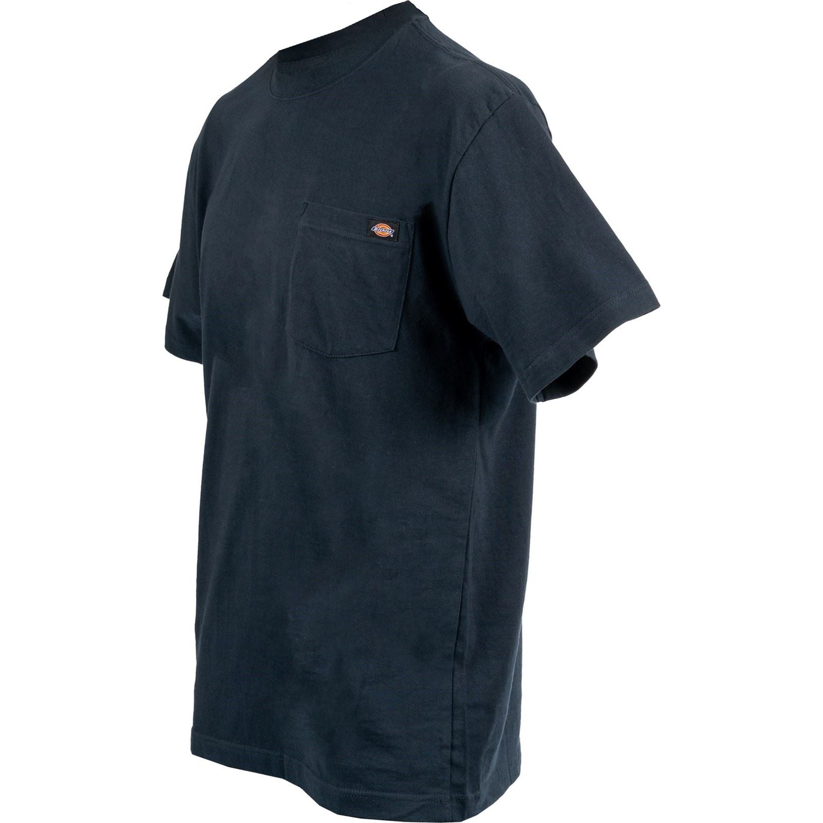 Dickies Short Sleeve T-Shirts Bleus En Coton Pour Hommes