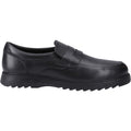 Hush Puppies Rocco Loafer Chaussures Noires Pour Garçons En Cuir