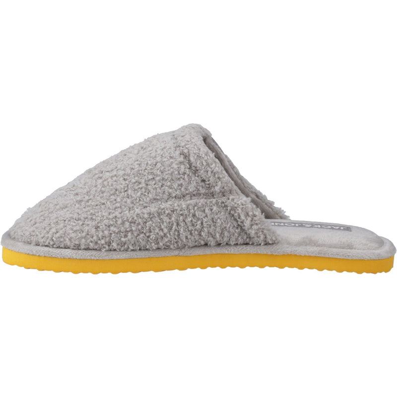 Jack & Jones Harry Fluff Chaussons Pour Hommes En Polyester Gris Gel