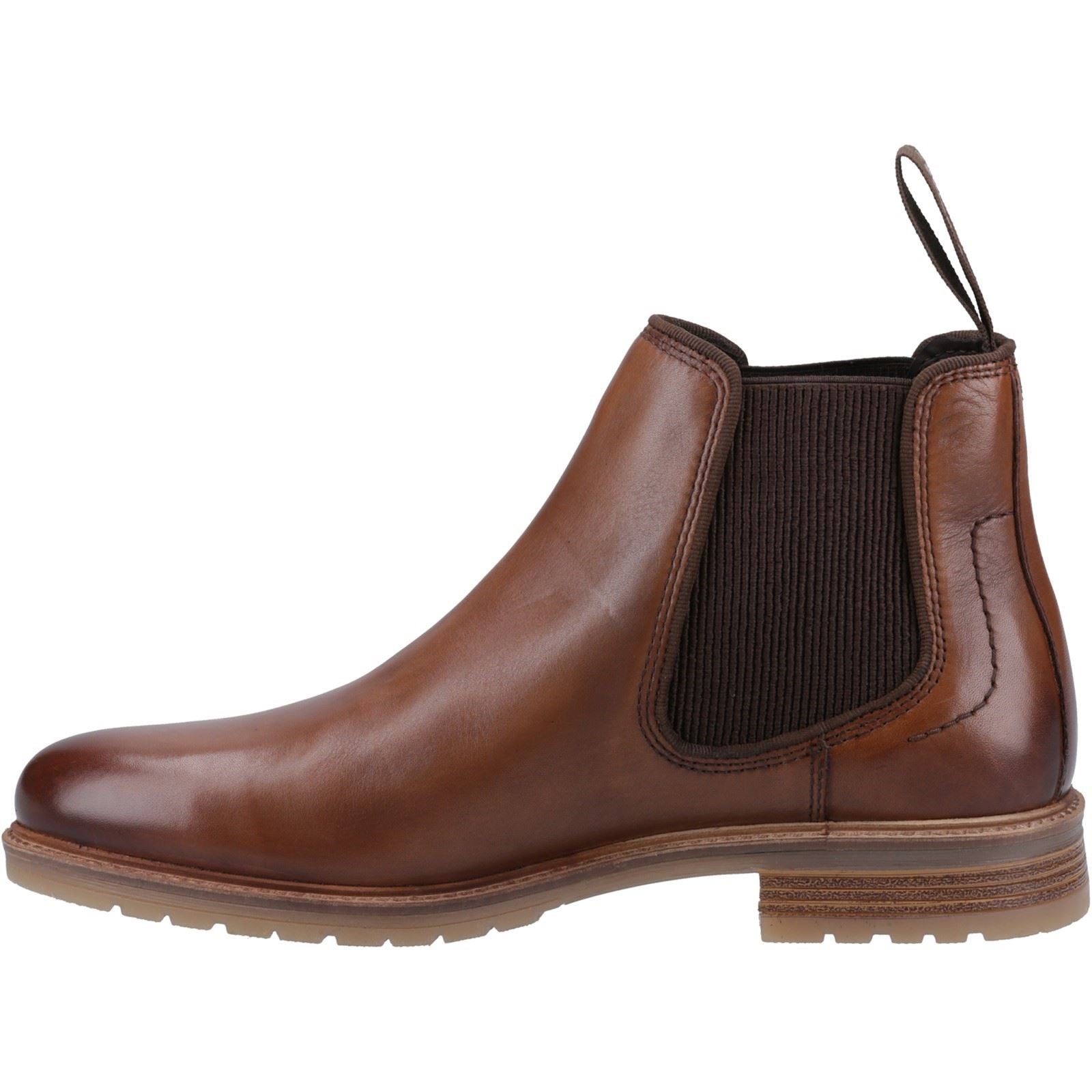Hush Puppies Russell Bottes En Cuir Pour Homme Couleur Tan