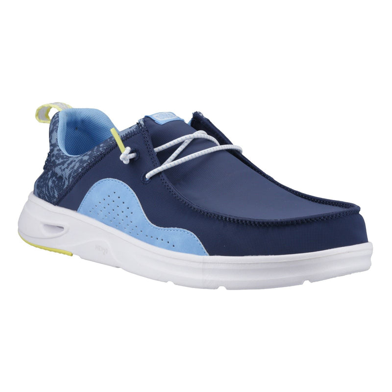 HEYDUDE Wally Hey2O Active Chaussures Mocassins Pour Hommes En Polyester Couleur Sargasso Bleu/Alaskan Bleu Taille M