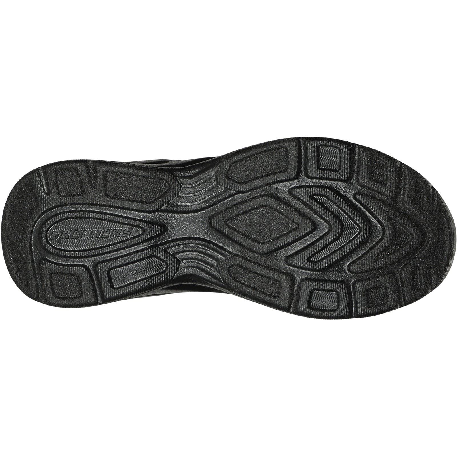 Skechers Dynamatic Chaussures De Sport Noires Pour Filles