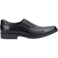 Hush Puppies Brody Chaussures Noires Pour Hommes En Cuir À Enfiler