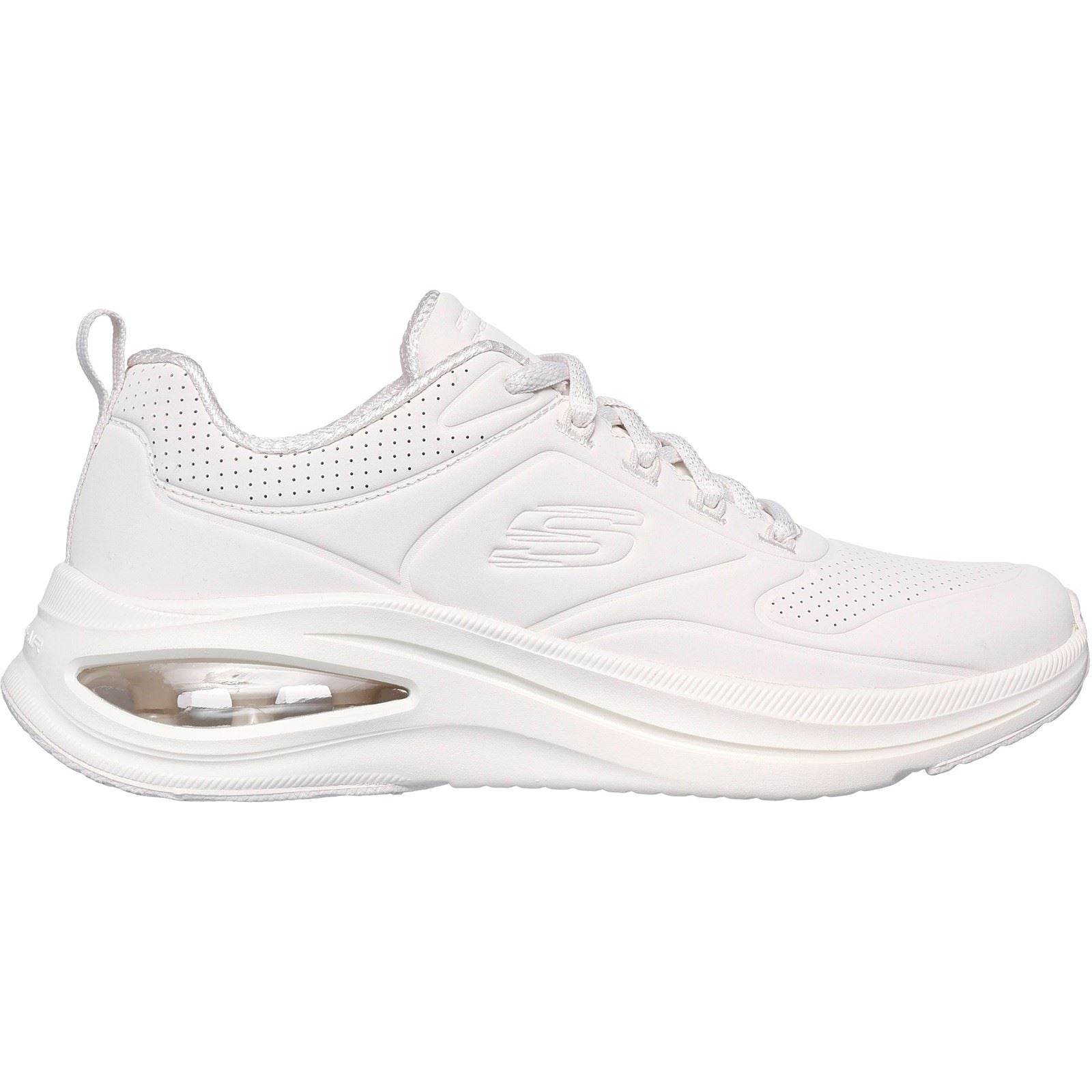 Skechers Skech-Air Meta Extraordinaire Baskets Pour Femmes En Blanc Cassé Synthétique