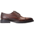 Base London Magnus Chaussures Oxford Brunes Brûlées En Cuir Pour Hommes