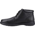 Hush Puppies Malcolm Bottes Noires En Cuir Pour Hommes