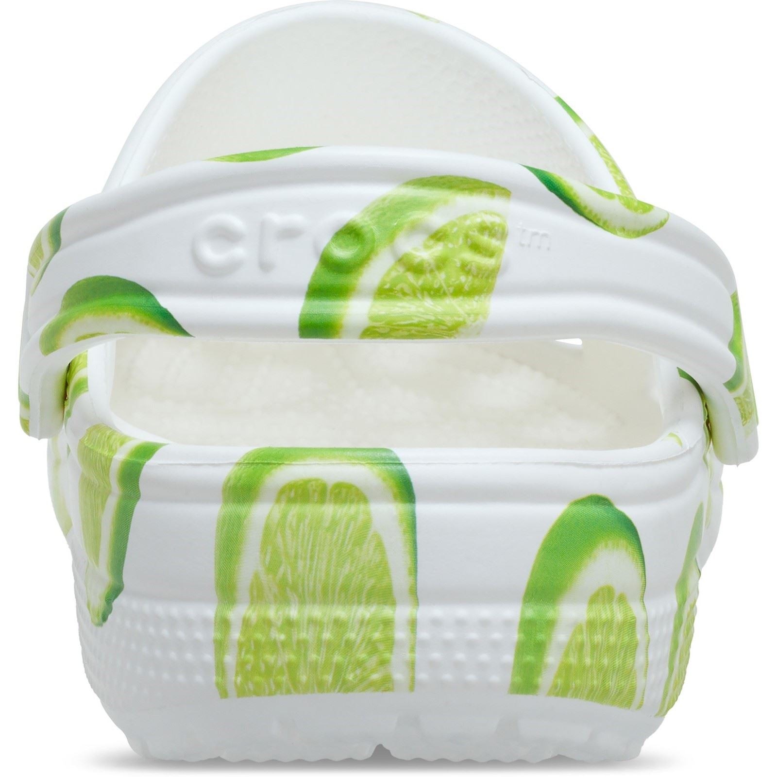 Crocs Classic Graphic Sabots En Lime Eva Pour Femmes