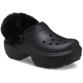 Crocs Stomp Lined Les sabots noirs pour femmes Eva.