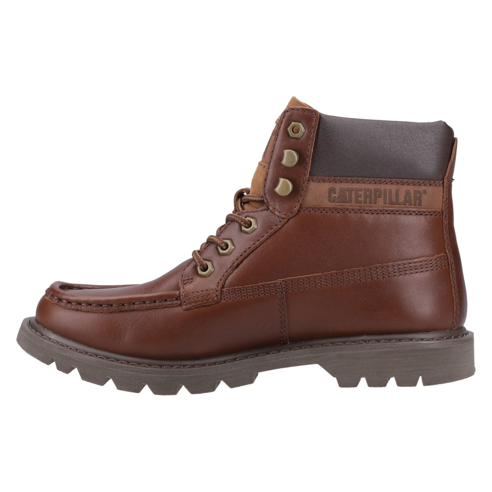 Caterpillar Colorado Moc Toe Bottes De Cheville En Cuir Pour Hommes Nuthatch