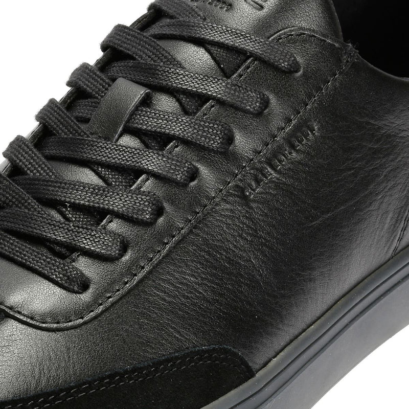 Clae Deane Baskets En Cuir Noir Pour Hommes