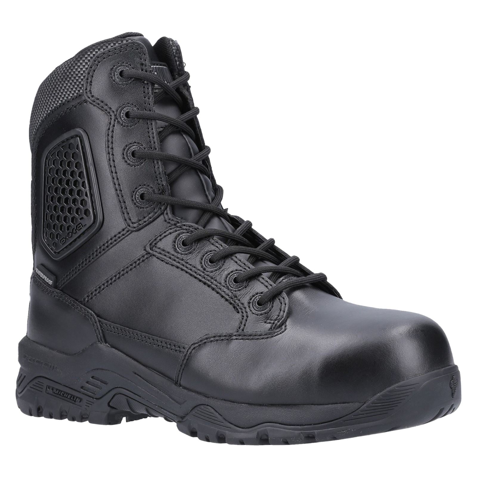 Magnum Bottes De Sécurité En Cuir Noir Strike Force 8.0