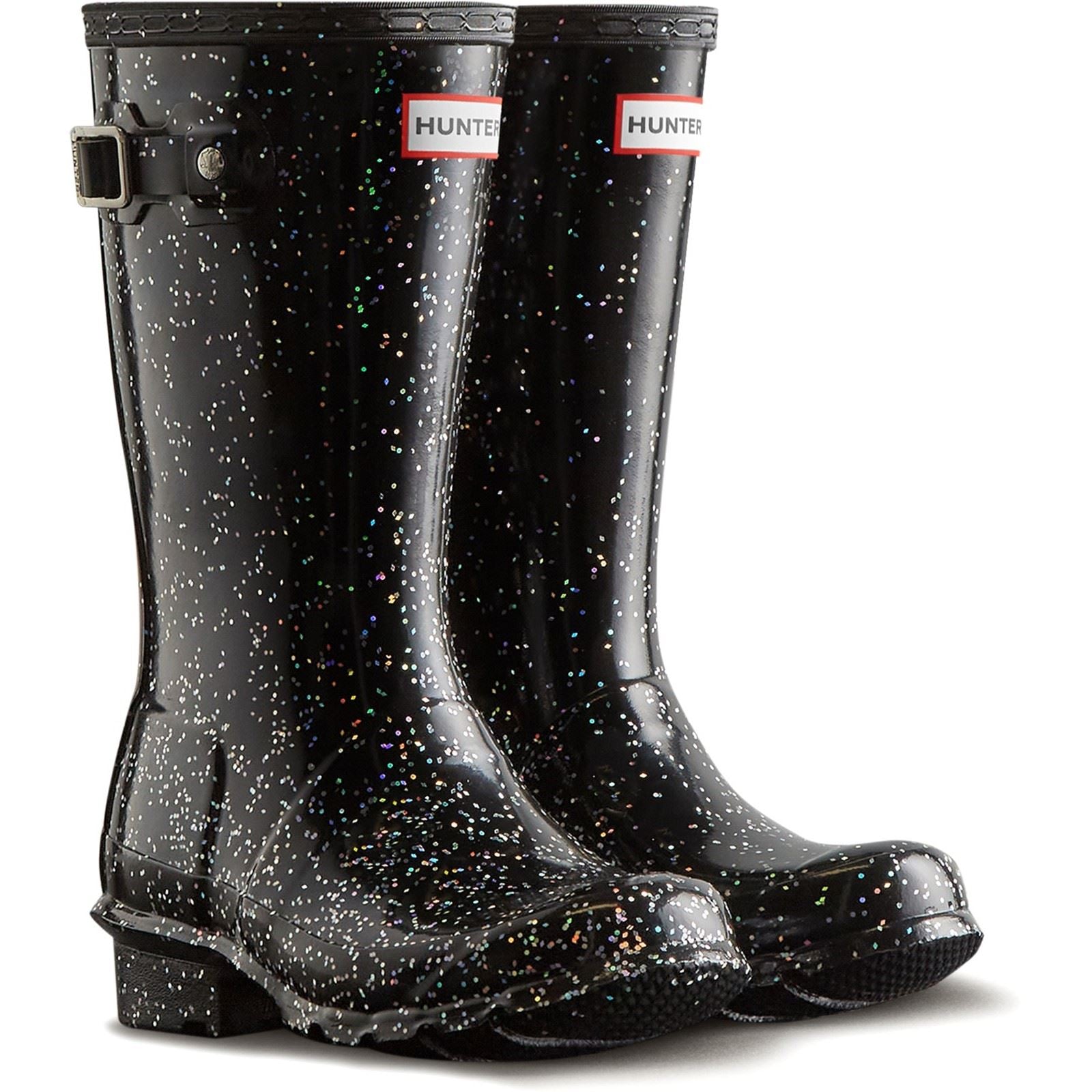 Hunter Junior Originals Bottes En Caoutchouc Noires Unisexes Pour Enfants