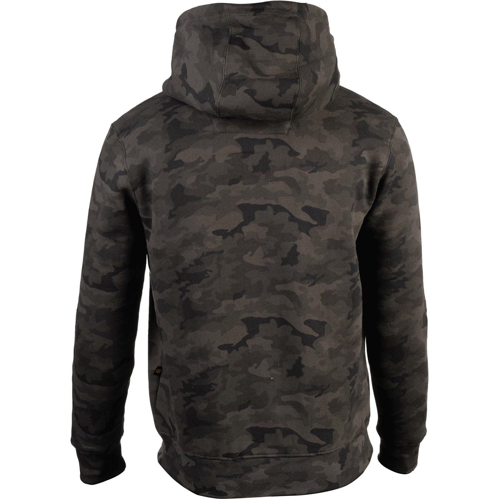 Caterpillar Trademark Sweat À Capuche Vert En Coton Pour Homme