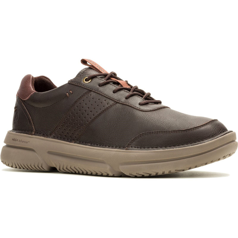 Hush Puppies Baylor Chaussures De Sport Marron Pour Homme En Cuir